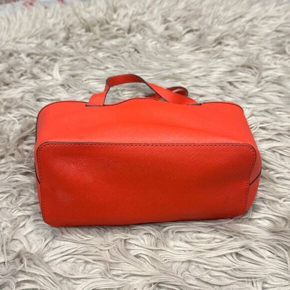 Michael Kors red mini tote purse - Picture 4 of 5